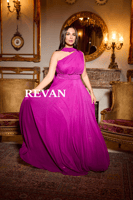 فستان سهرة زهرة الصحراء