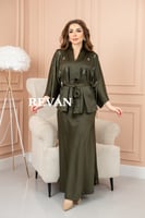 طقم ماكسي ساتان بتصميم فاخر