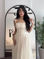 فستان عيد فاخر بقصة كورسيه من ريڤــان