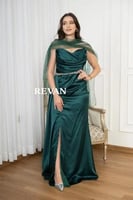 فستان سهره ستان احمر