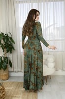 فستان عيد فاخرة نقشة فنية دافئة من ريڤــان