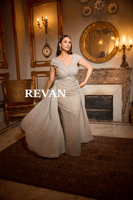 فستان سهرة رمال الذهب