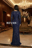 فستان فاخر بإطلالة أنثوية من ريڤــان