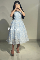 فستان سهرة حكاية الورد