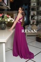 فستان بطابع الاميرة لون توتي