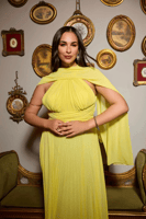 فستان خناقي تل أرجواني بضهر مكشوف