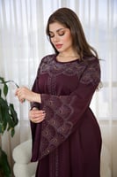 جلابية رمضانية أنيقة بتطريز طولي من ريڤــان