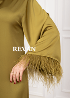 جلابية أنيقة بتصميم فاخر ولمسات أنثوية