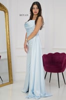 فستان ستان طويل