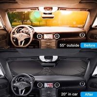 شماسيه للزجاج اسود