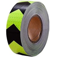 شريط تحذير عاكس للضوء ليلي آمن 5سم * 45 متر