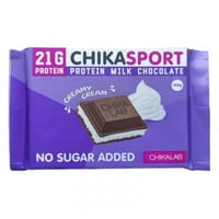 شيكا لاب سبورت الواح شوكولاته بالحليب والكريمه 100...