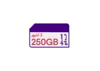 شريحة stc بيانات 250 جيجا 3 شهور