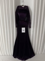 فستان ناعم مخمل