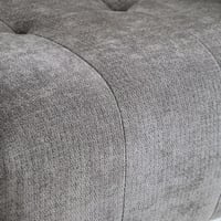 كنبة مفردة كورفيسّا بمساند ذراعين قماش لون رمادي ب...