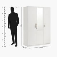 خزانة ملابس بمرآة و3 أبواب - كولتورب بلس