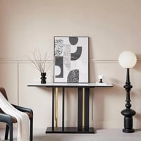 طاولة كونسول من الحجر الملبد من مادوكس