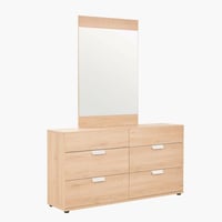 طقم غرفة نوم كينج 5 قطع من أدمونتون - 180x200 سم