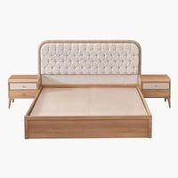 طقم غرفة نوم كينج 6 قطع من لوريتا - 180x200 سم