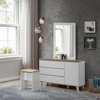 طقم غرفة نوم كوين 6 قطع من كولتورب بلس - 160x200 س...