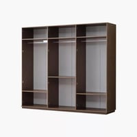 خزانة ملابس ستة أبواب مع مرآتين من أفوسترا