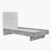 سرير فردي بتصميم أنيق من أڤوني- 90x200 سم