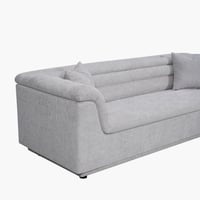 كنبة قماش 3 مقاعد مع وسادتين من بيكاسو