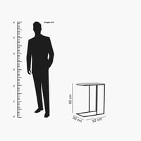 طاولة خدمة جانبية تورين بسطح من الرخام و قاعدة معد...