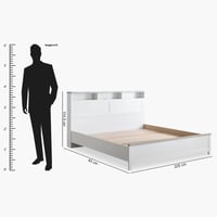 طقم غرفة نوم كينج 5 قطع سمارت من لوفيا - 180x200 س...