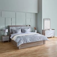 طقم غرفة نوم كينج 5 قطع من ميامي نكست - 180x200 سم