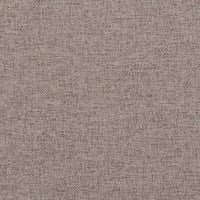 كنبة سيرافينا مقعدين قماش لون بيج بارجل معدنية سود...