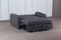 كنب سرير ثلاث مقاعد لون رمادي فاتح من باريس