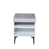 كمودينو رفين - لون أبيض ورمادي