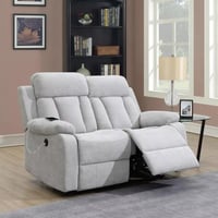 كنبة استرخاء باري 2 مقاعد مع مدخل يو إس بي لون رما...