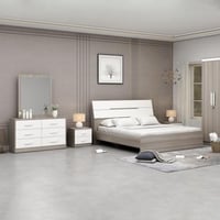 طقم غرفة نوم كينج 5 قطع من نيوبورت - 180x200 سم