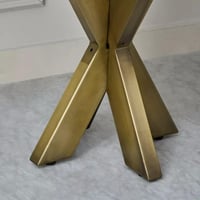 طاولة جانبية دولفينزا بسطح من الرخام الطبيعي ابيض...