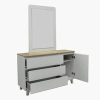 طقم غرفة نوم كوين 6 قطع من كولتورب بلس - 160x200 س...