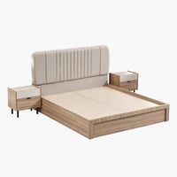 طقم غرفة نوم كينج 6 قطع من سوان - 180x200 سم