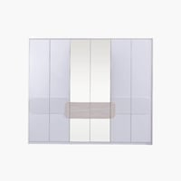 دولاب ملابس ألفا 6 أبواب بدرجين خشب و مرايا مقاس 2...