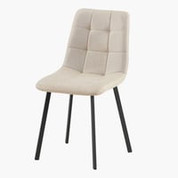 كرسي طاولة طعام نيكسا أوربان قماش مخمل لون بيج بار...
