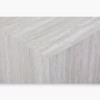 طاولة جانبية مربعة ألواح ليفية متوسطة الكثافة لون...