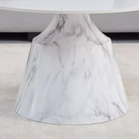 طقم طاولات قهوة كالڤينا بسطح حجر ملبّد 5 قطع و قاع...