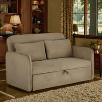 كنبة سرير داريا ثنائية ب 4 وضعيات قماش ناعم بلون ب...