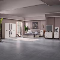 دولاب ملابس سوهو 6 أبواب مع 2 مرايا مقاس 220x55x21...