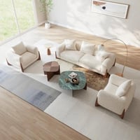 كنبة ثنائية بوكليه بلمسة ناعمة وتصميم عصري من باري...