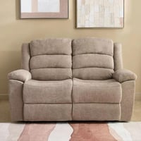 كنبة استرخاء كارفونا بمقعدين قابل للضبط قماش لون ب...