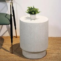 طاولة جانبية مينڤيورا مستديرة بوليريسين للمساحات ا...