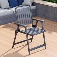 كرسي جلوس للحديقة والرحلات قابل للطي حديد و بلاستي...