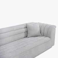 كنبة قماش 3 مقاعد مع وسادتين من بيكاسو