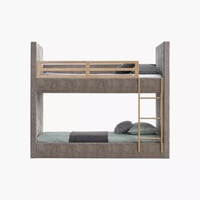 سرير فردي منجد بطابقين بتصميم أنيق من كابري- 90x20...